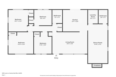 18701 Loras Lane Country Club Hills IL 60478