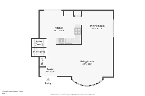 5712 Kathryn Lane Matteson IL 60443