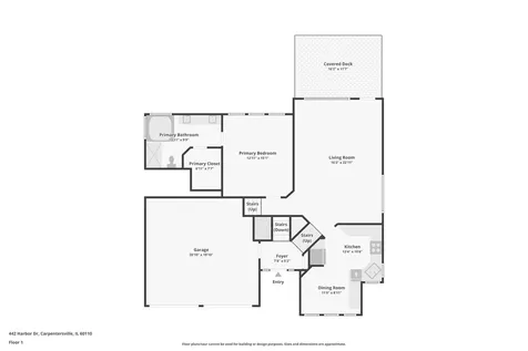 442 Harbor Drive Carpentersville IL 60110