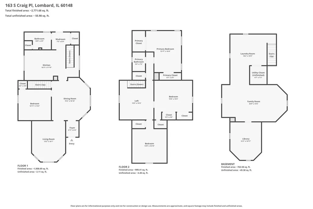 163 South Craig Place Lombard IL 60148