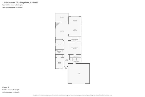 1512 Concord Circle Grayslake IL 60030