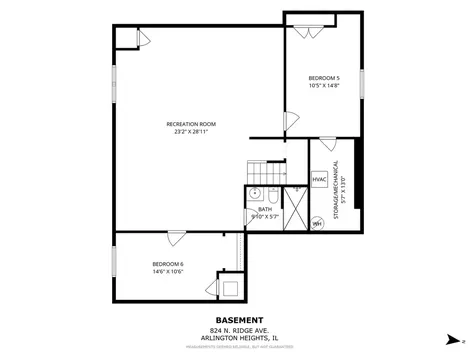 824 North Ridge Avenue Arlington Heights IL 60004