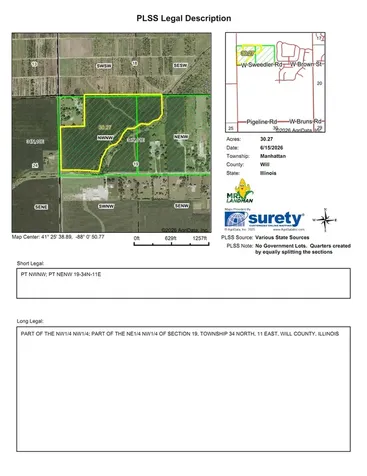 Vacant W Sweedler Road Manhattan IL 60442