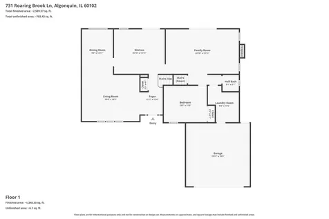 731 Roaring Brook Lane Algonquin IL 60102