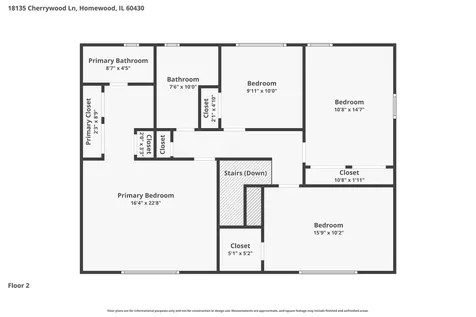 18135 Cherrywood Lane Homewood IL 60430