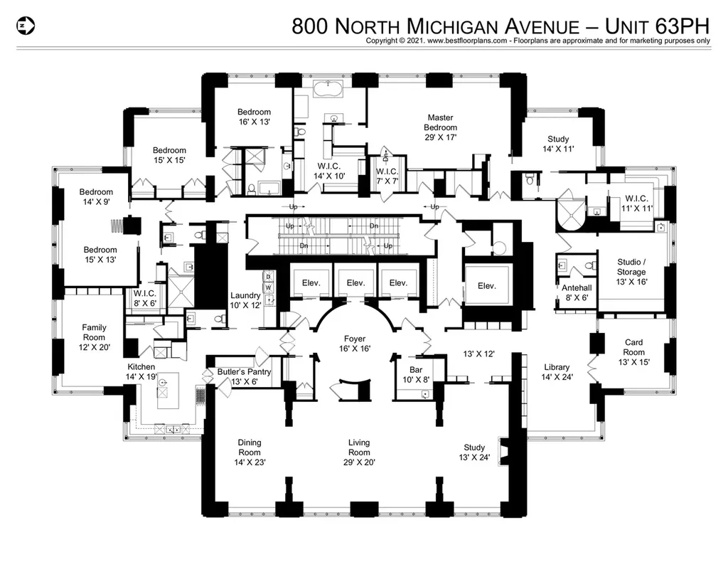 800 North Michigan Avenue Chicago IL 60611