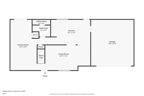 3536 Marseilles Lane Hazel Crest IL 60429