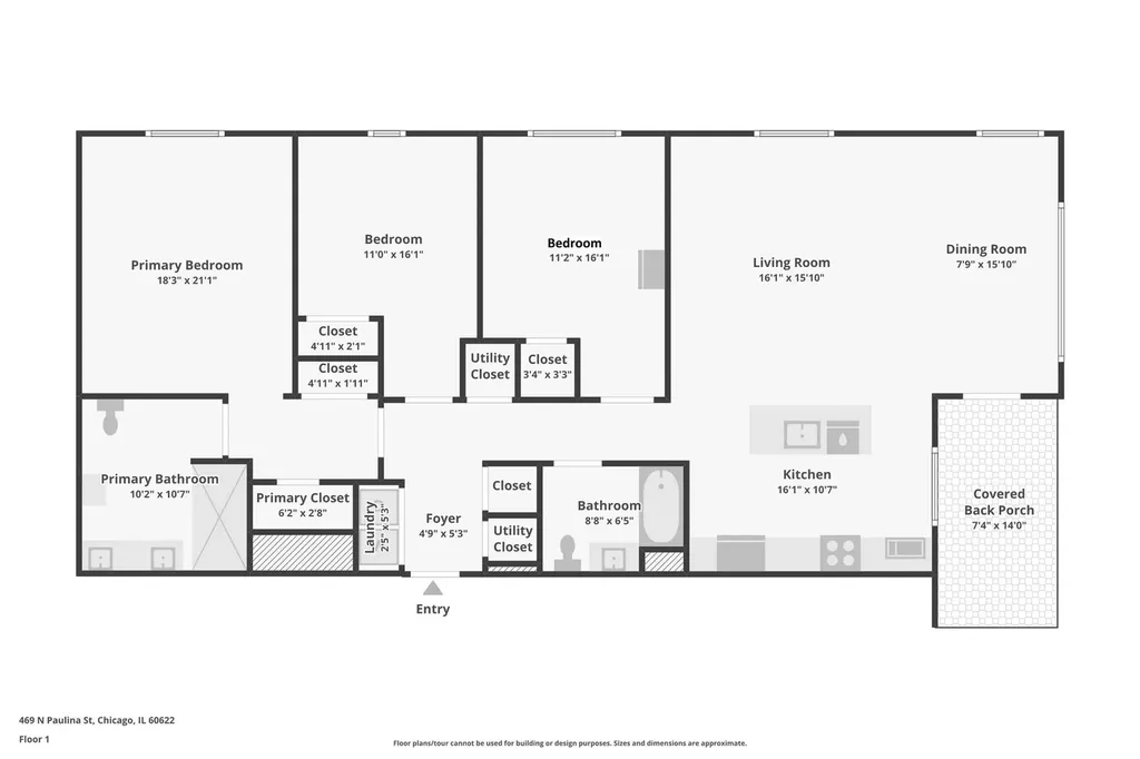 469 North Paulina Street Chicago IL 60622