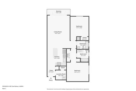 1670 Mill Street Des Plaines IL 60016