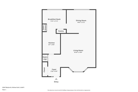 22547 Mission Drive Richton Park IL 60471