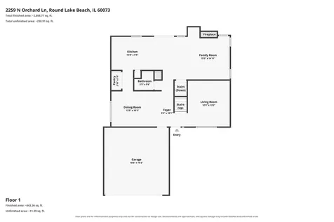 2259 North Orchard Lane Round Lake Beach IL 60073