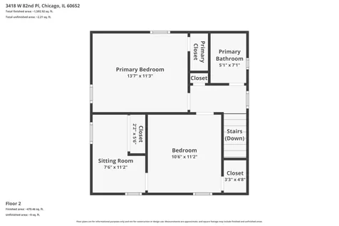 3418 West 82nd Place Chicago IL 60652