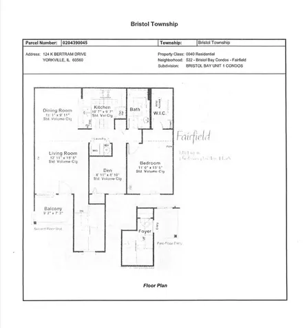 124 Bertram Drive Yorkville IL 60560