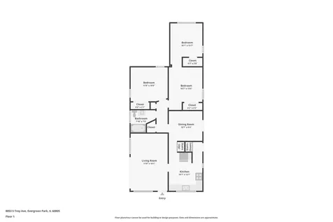 8853 South Troy Avenue Evergreen Park IL 60805