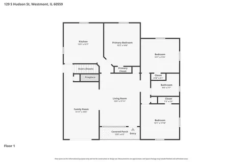 129 South Hudson Street Westmont IL 60559
