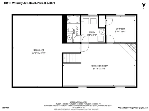 10113 West Crissy Avenue Beach Park IL 60099