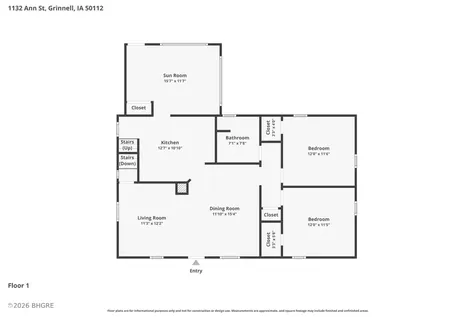 1132 Ann Street Grinnell IA 50112-1732