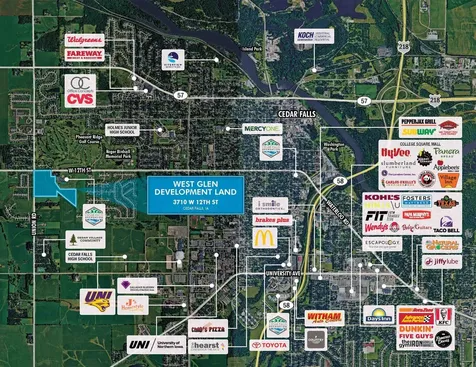 West Glen Development Land Cedar Falls IA 50613