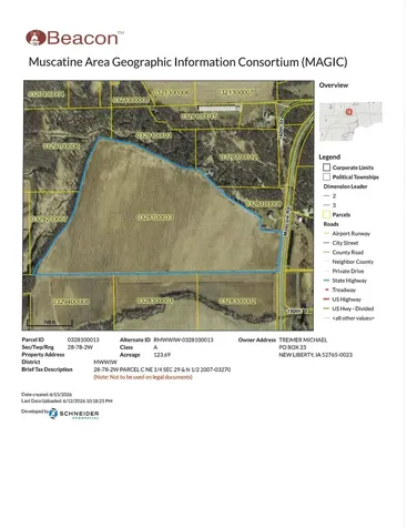 123.69 Acres Mol Moscow Road Moscow IA 52761
