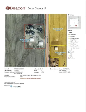 1985 Rose Avenue Wilton IA 52778