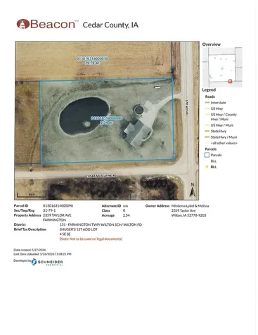2359 Taylor Avenue Wilton IA 52778
