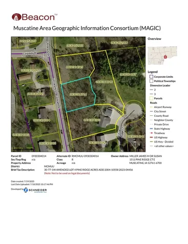 Lot 4 Pine Ridge Muscatine IA 52761