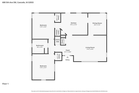 608 5th Avenue SW Cascade IA 52033