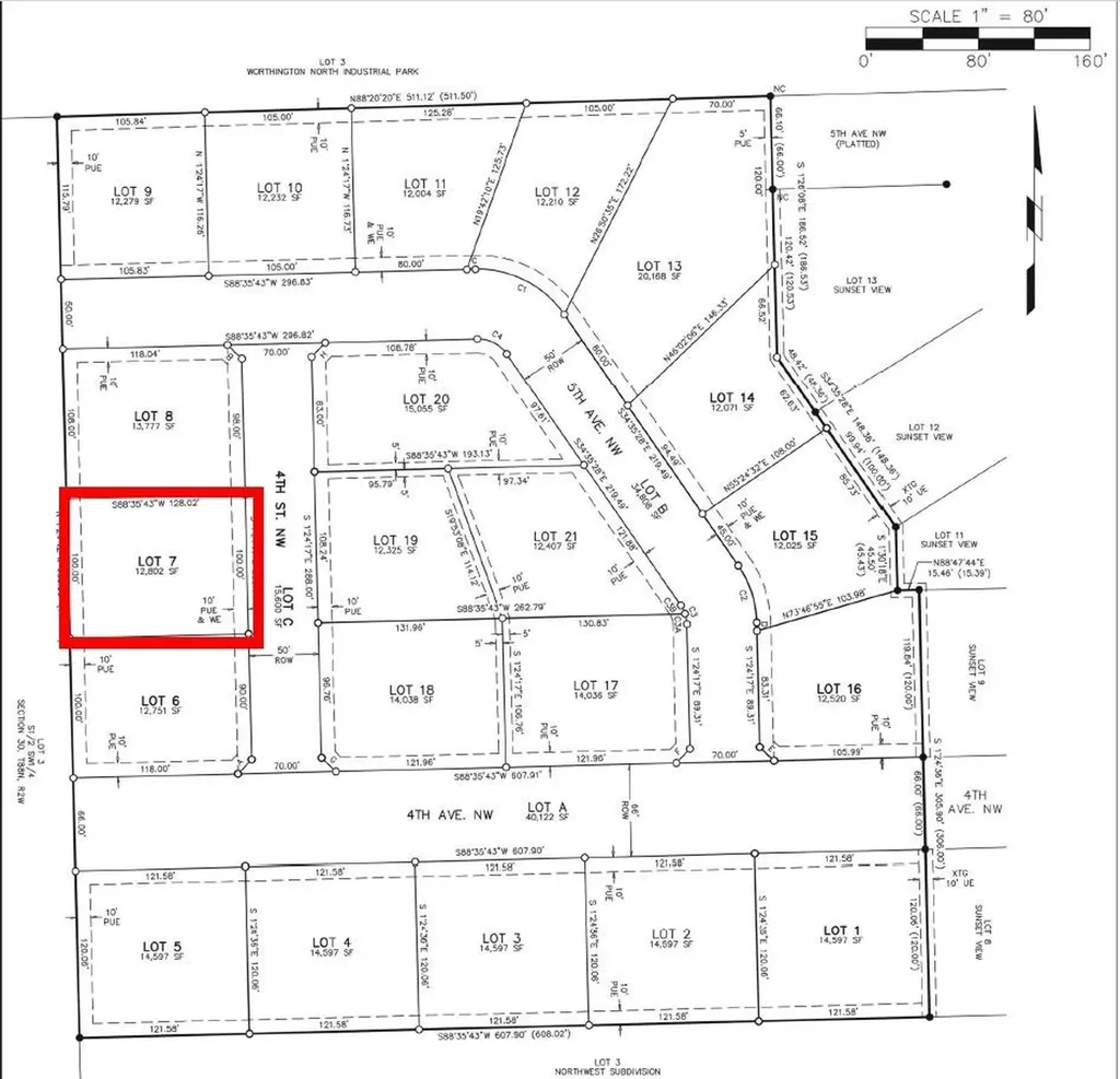 Lot 7 NW 4th Worthington IA 52078