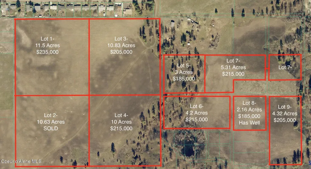 Nka Lambridge Lane Lot 6 Medical Lake WA 99022