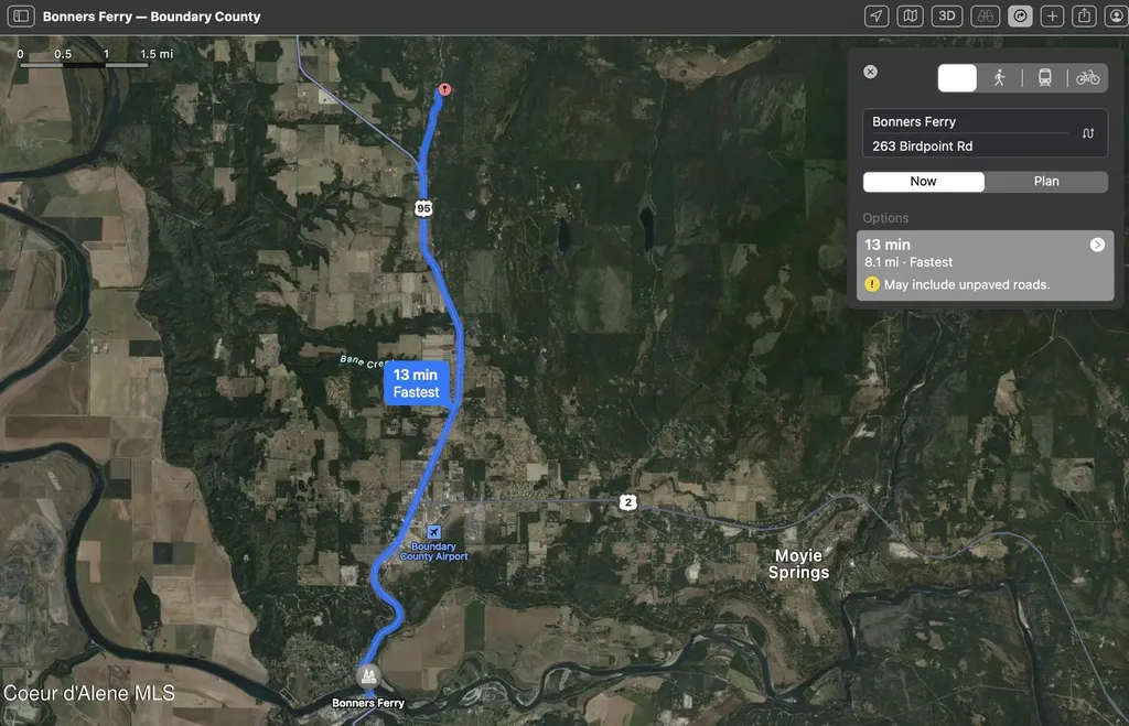 Nka Birdpoint Road Bonners Ferry ID 83805