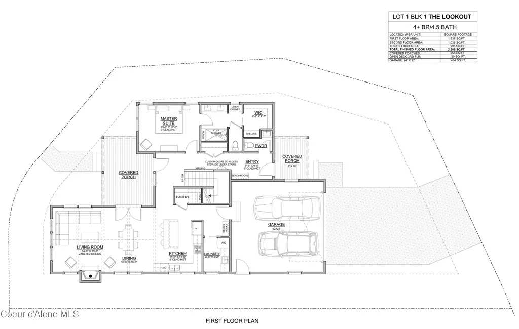 LOT1, Blk1 Kayak Loop Oldtown ID 83822