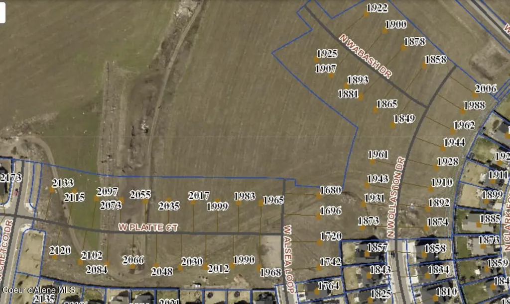 Montrose 17th Add Platte/alsea/wollaston/wabash Post Falls ID 83854