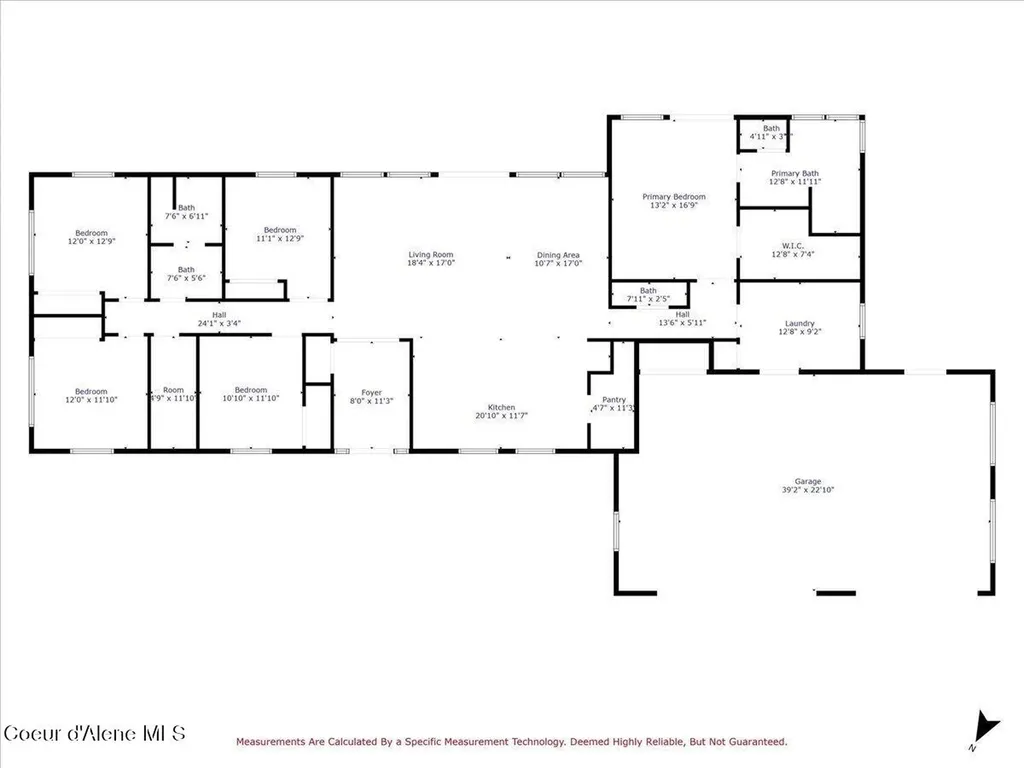 1352 W Brunner Road Athol ID 83801