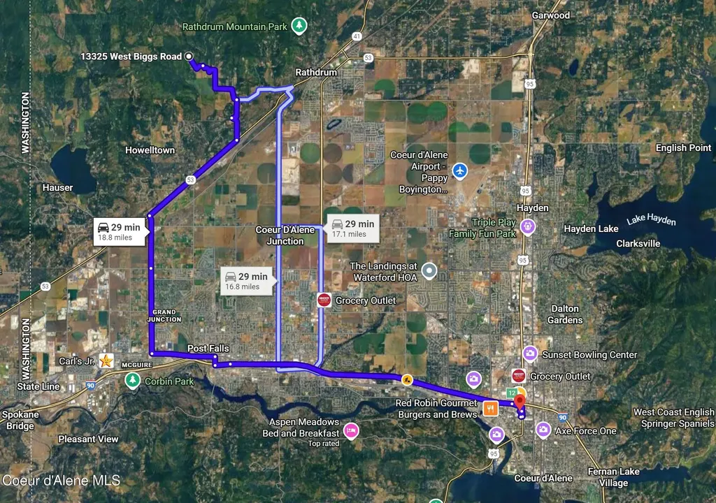 Nna W Biggs Road Lot 1 Rathdrum ID 83858