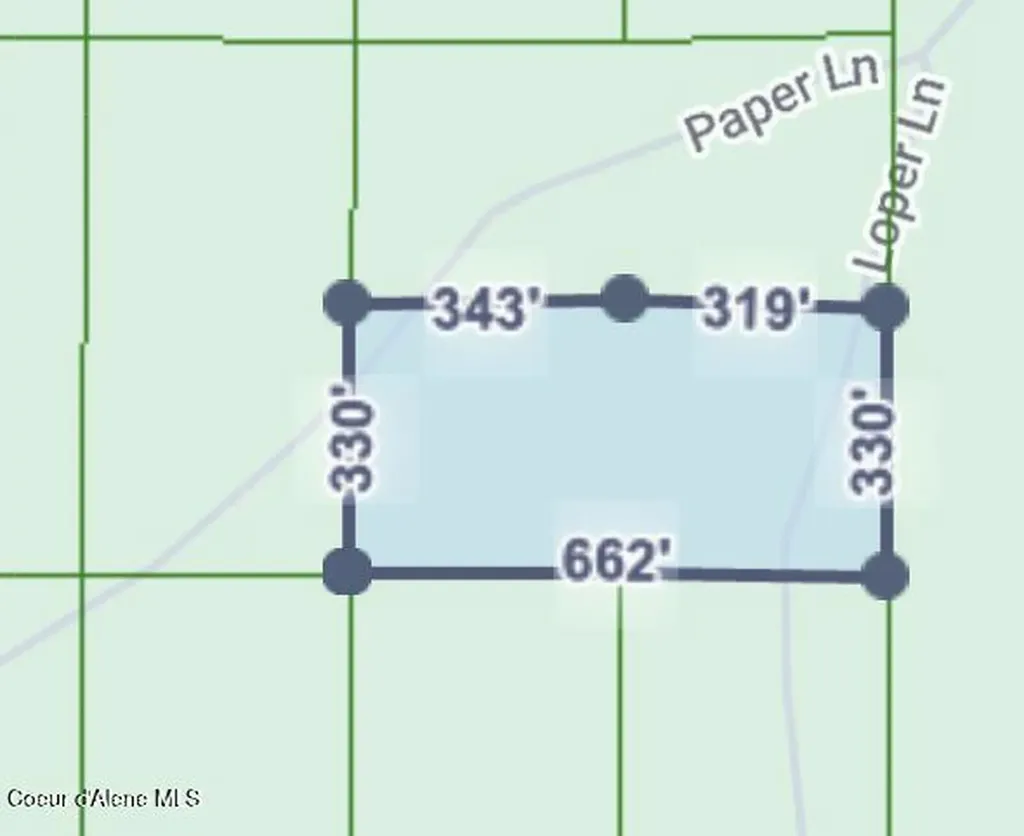 0 Loper Lane Desmet ID 83824