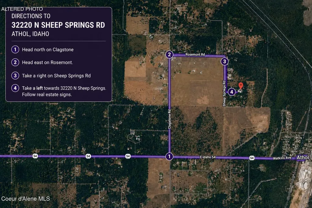 32220 N Sheep Springs Road Athol ID 83801