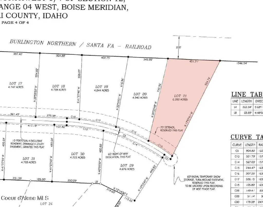 L21B8 N Eclipse Road Rathdrum ID 83858
