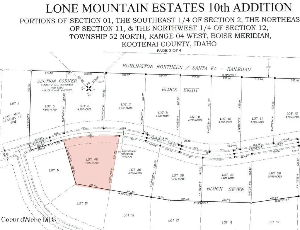 L40B7 N Eclipse Road Rathdrum ID 83858