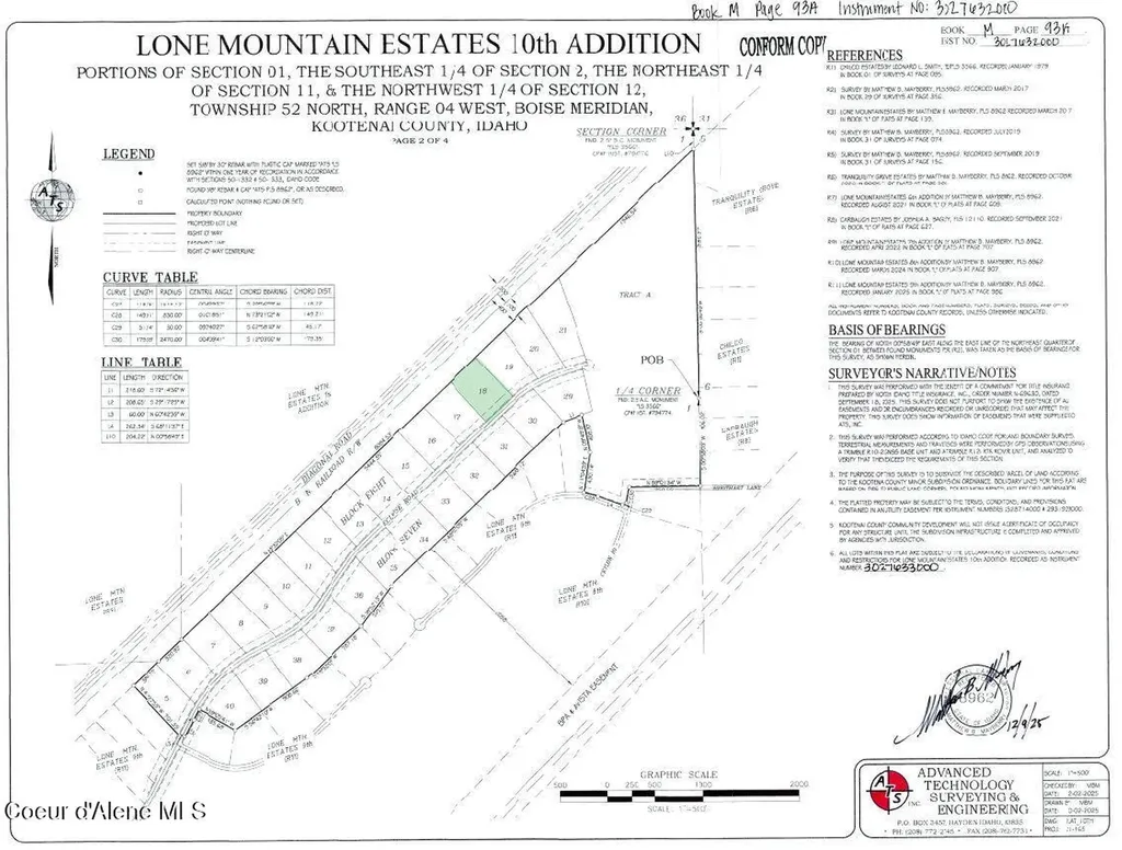 L18B8 N Eclipse Road Rathdrum ID 83858