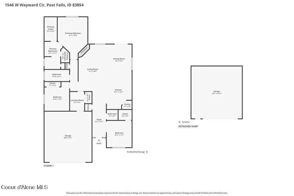 1546 W Wayward Circle Post Falls ID 83854