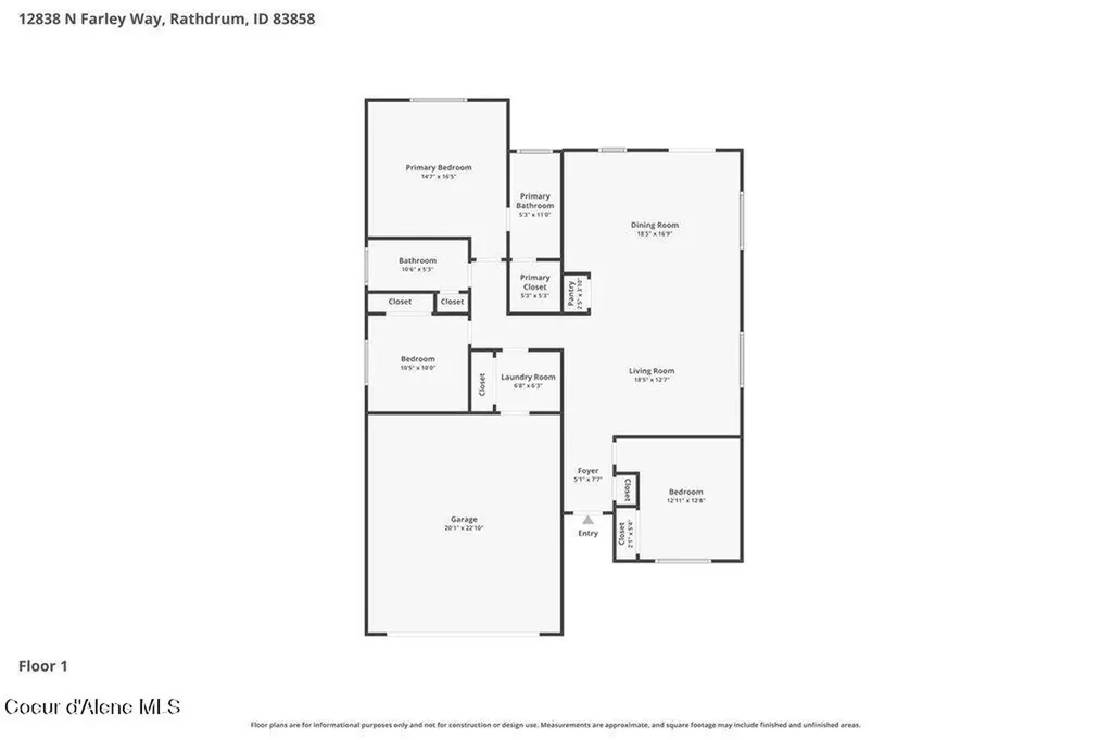 12838 N Farley Way Rathdrum ID 83858