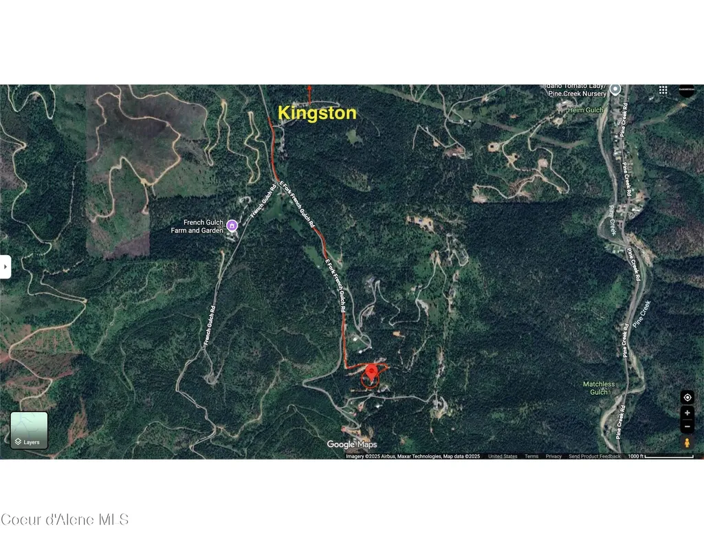 625 E Fork French Gulch Road Kingston ID 83839