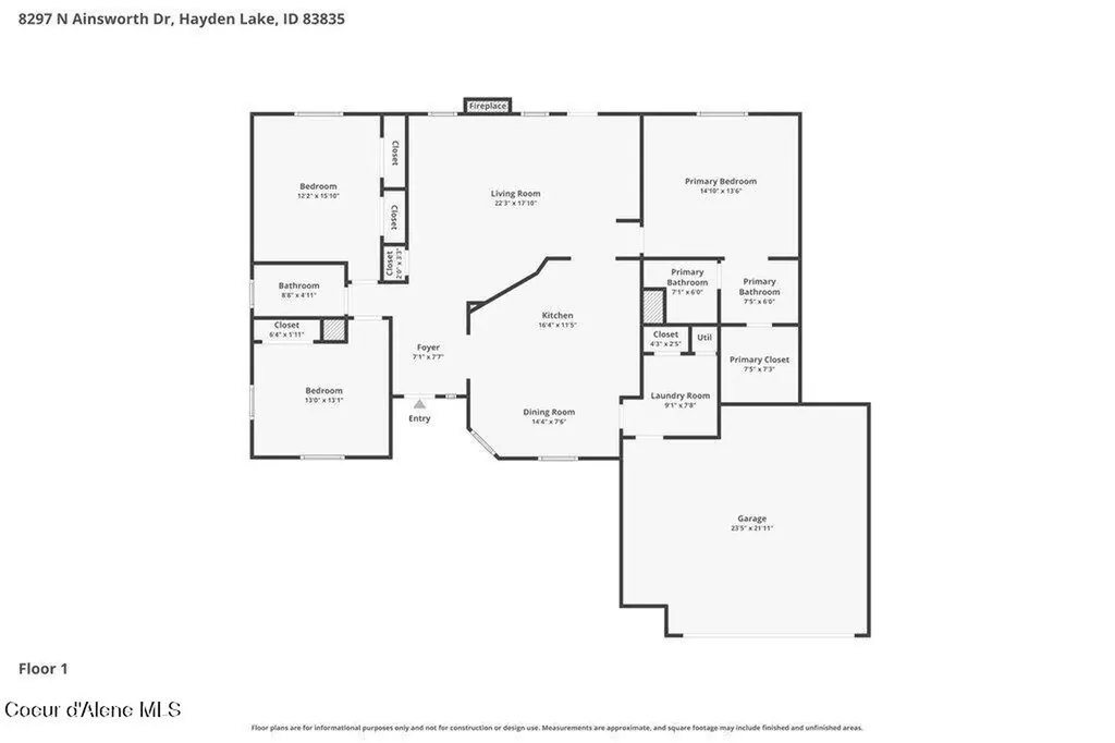 8297 N Ainsworth Drive Hayden ID 83835