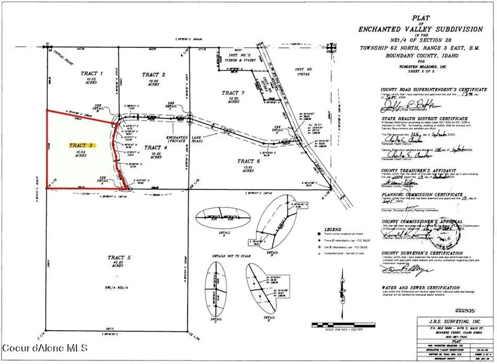 Nna Enchanted Lane #3 Bonners Ferry ID 83805