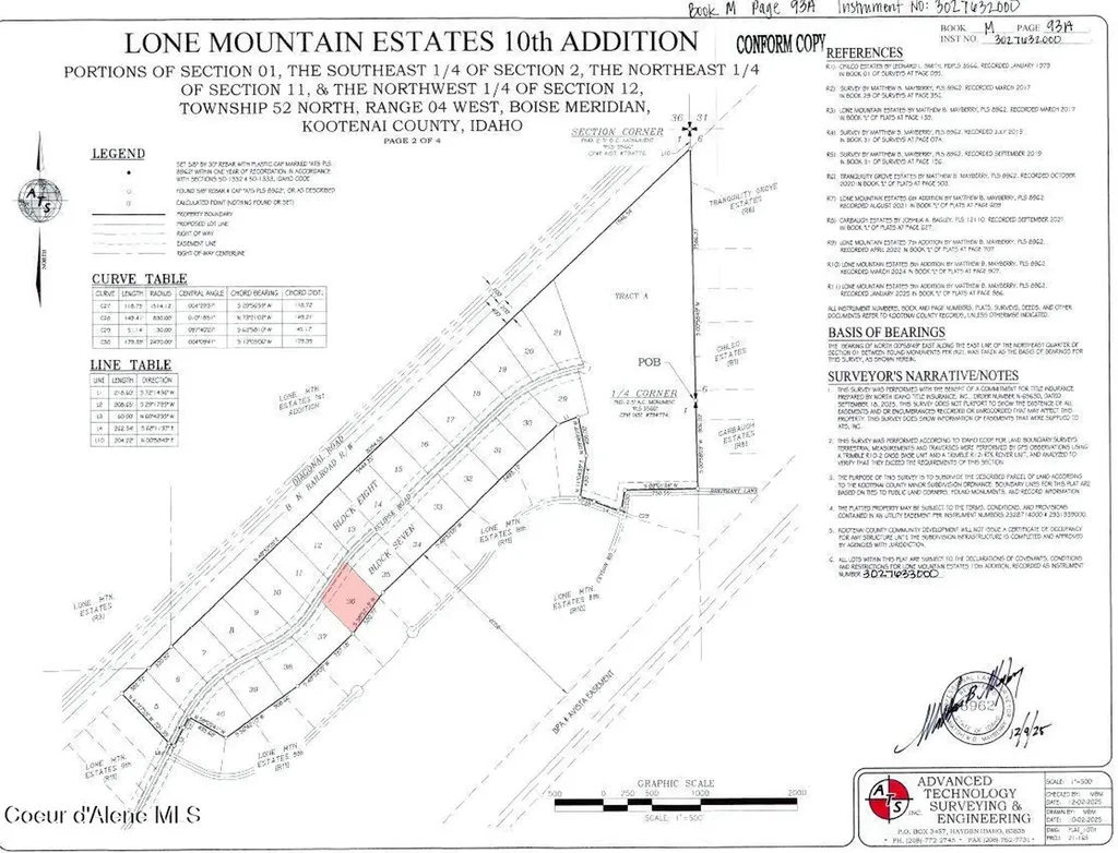 L36B7 N Eclipse Road Rathdrum ID 83858