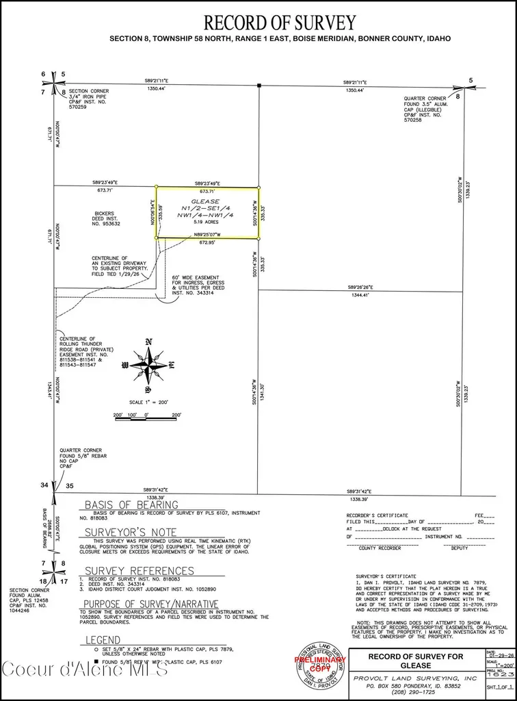 Nna Rolling Thunder Ridge Road Sandpoint ID 83864
