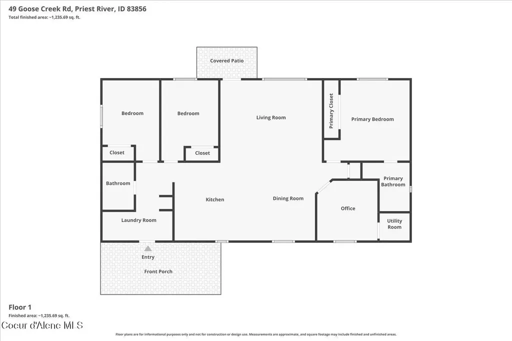 49 Goose Creek Road Priest River ID 83856