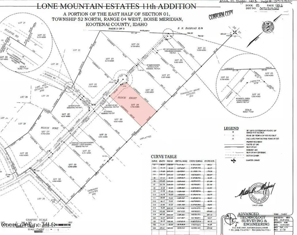 L29B8 N Ceylon Road Rathdrum ID 83858
