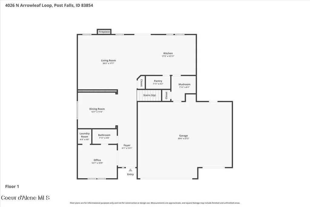4026 N Arrowleaf Loop Post Falls ID 83854