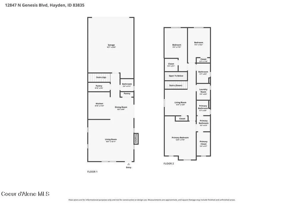 12847 N Genesis Boulevard Hayden Lake ID 83835